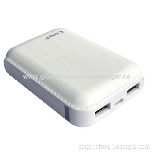 Cager 7,200mAh New Portable Charger/Power Bank for Smartphones, Sized 22*65*96mm